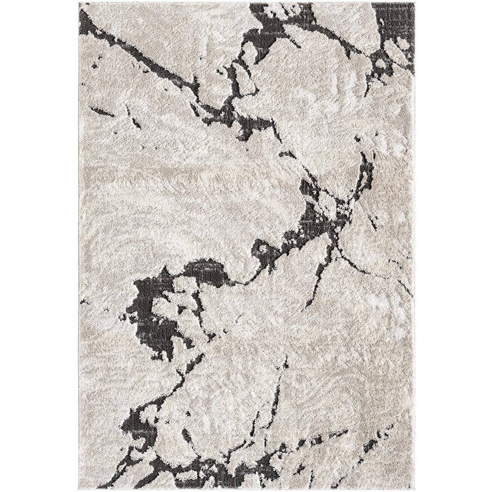 Desire Rugs Eleanor Mocha Abstract Embossed Rug 80 x 150cm Image 1