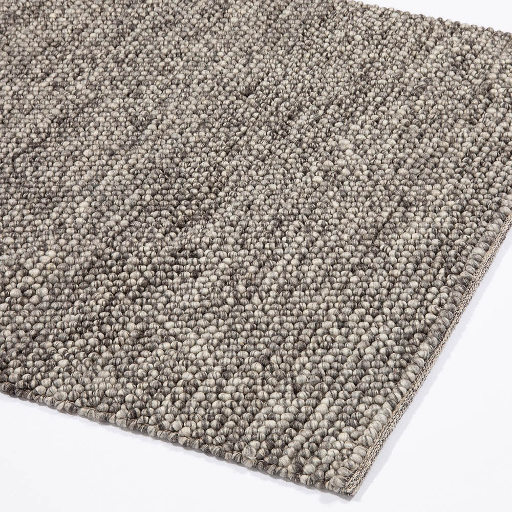 Esselle Home Delilah Grey Mottled Wool Pebble Rug 200 x 290cm Image 3