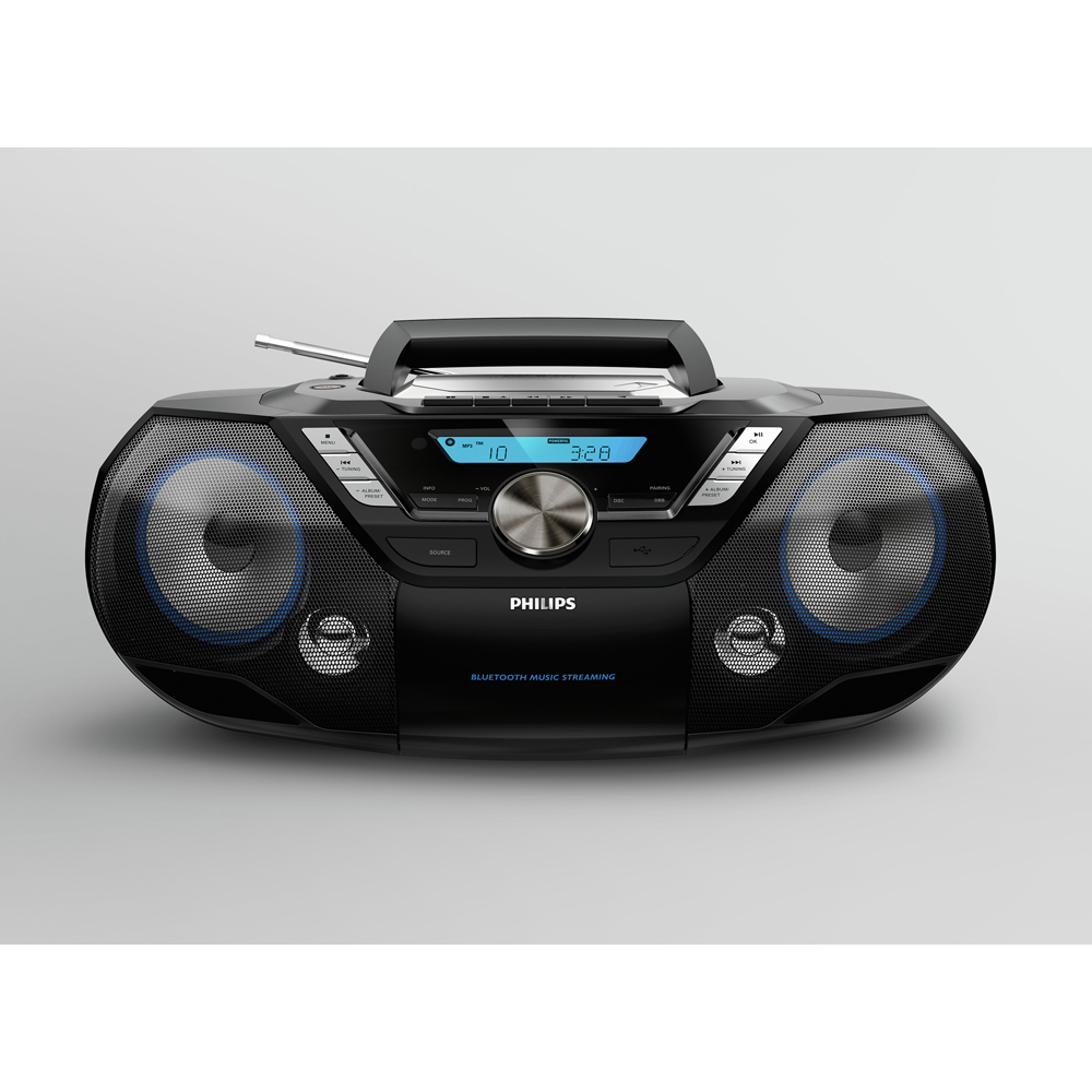 Philips AZB798T-12 Audio Portable CD Player All-in-One Sound System Image 3