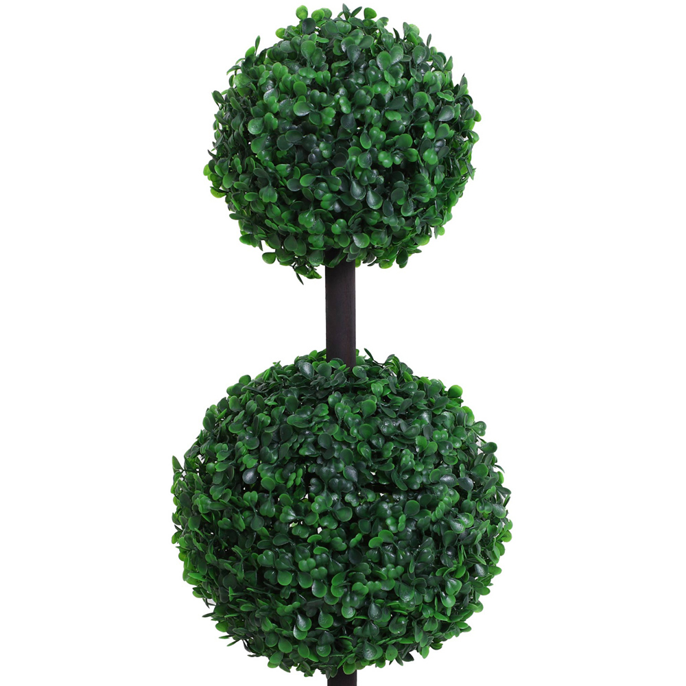 Outsunny Boxwood Ball Tree Artificial Plant In Pot 2.2ft 2 Pack Image 8