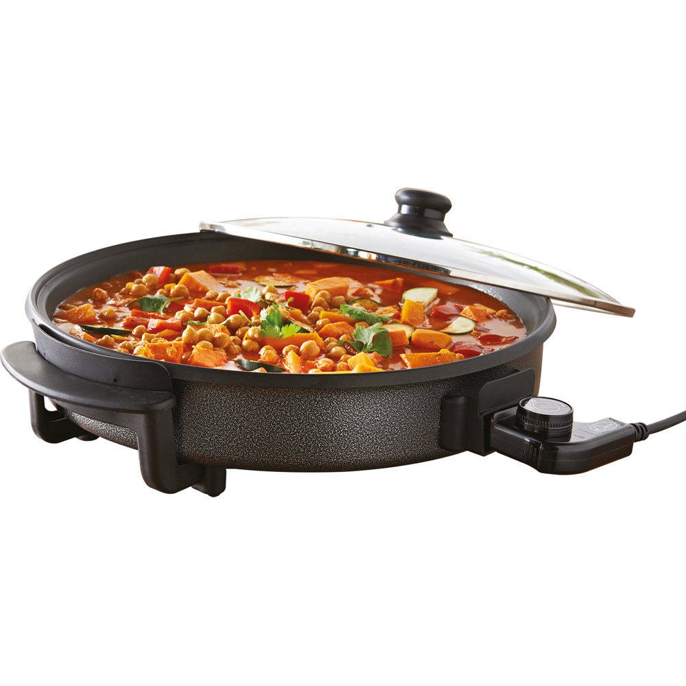 Quest Black Multi-Function 30cm Electric Cooker Pan Image 4