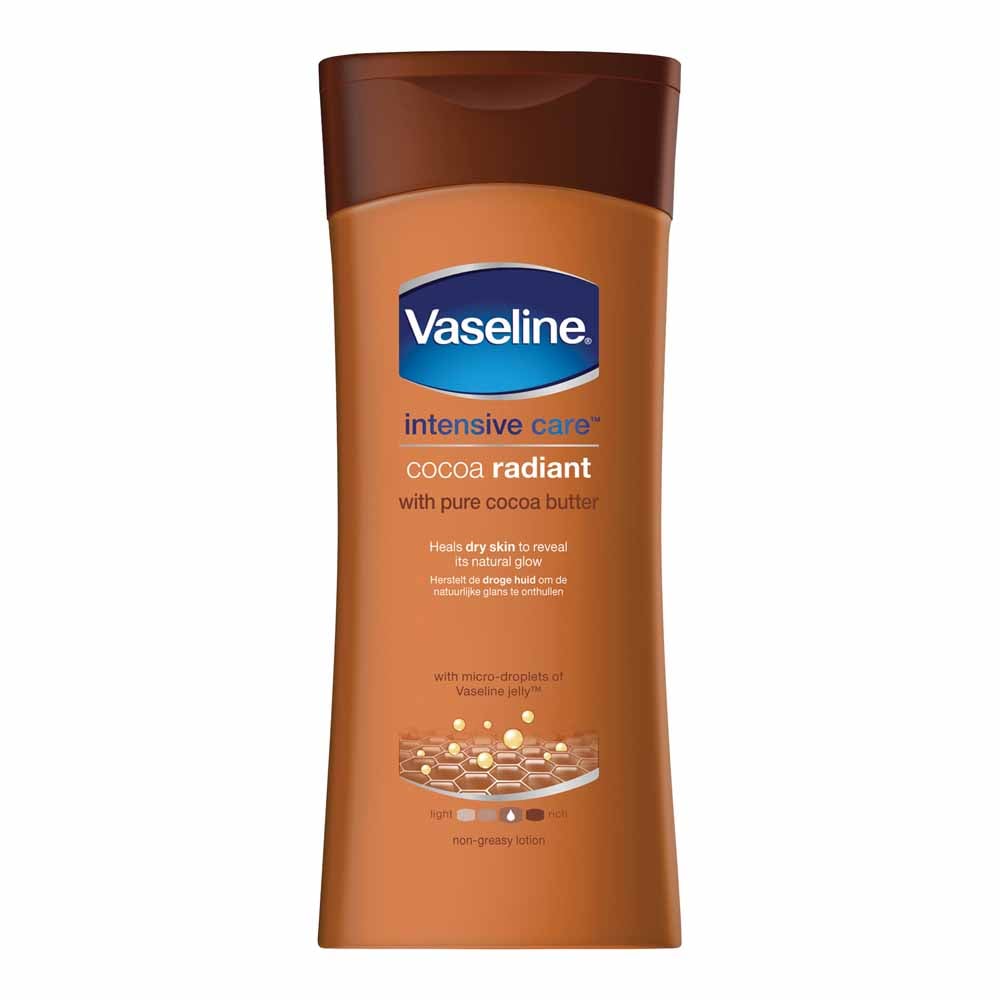 Vaseline Intensive Care Cocoa Radiant Lotion Case of 6 x 200ml Image 2