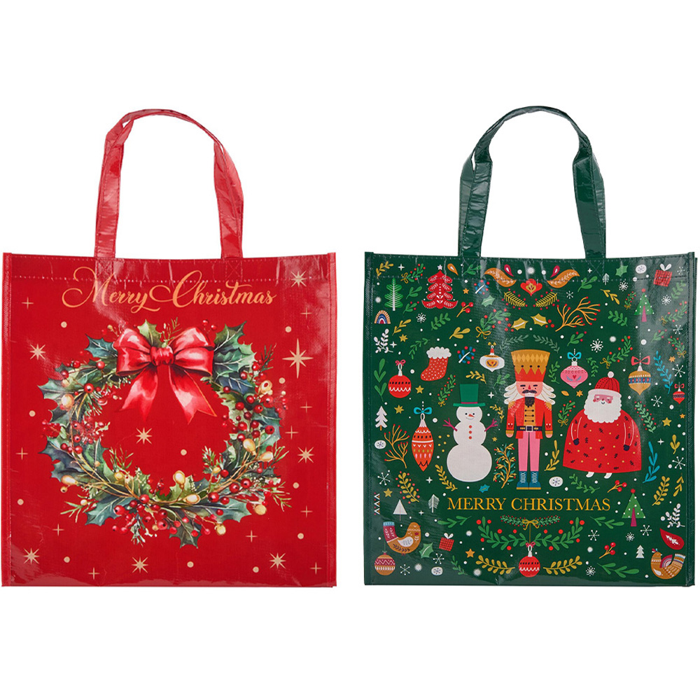 Assorted Christmas Shopper Bag Multicolour Image 1