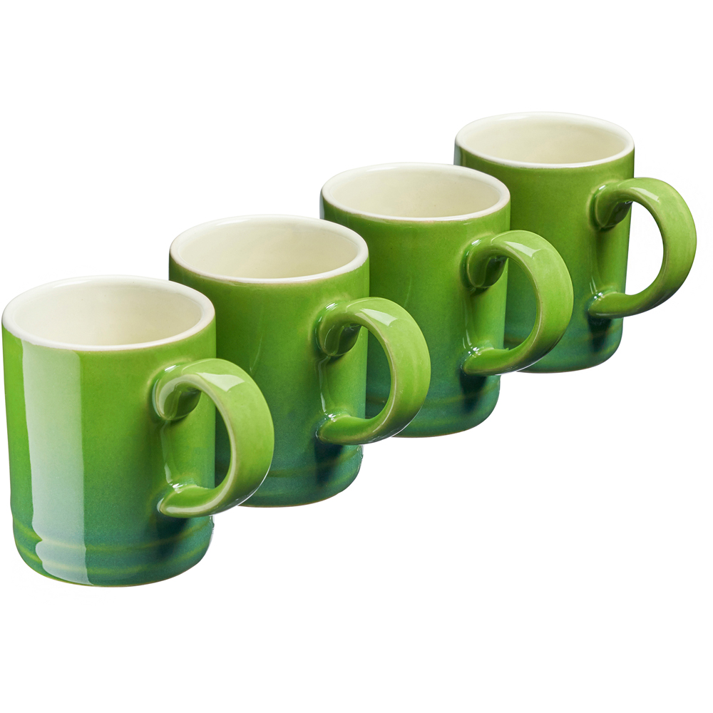 Cooks Professional Green Espresso Stoneware Cups 4 Pack Image 5