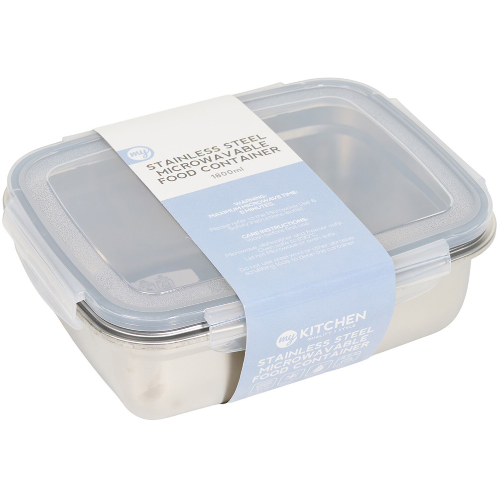 My Kitchen Stainless Steel Food Container 1.8l Image 3