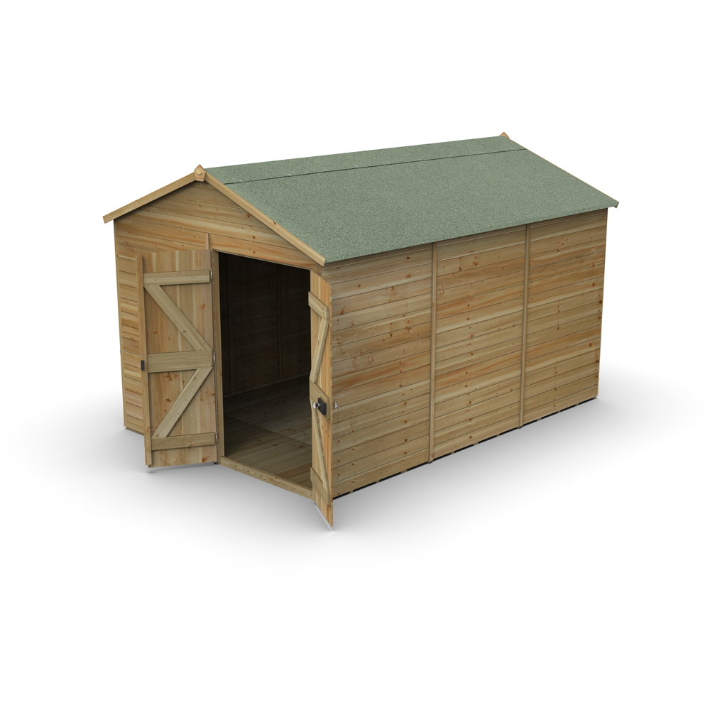 Forest Garden Timberdale 8 x 12ft Apex Shed Image 3