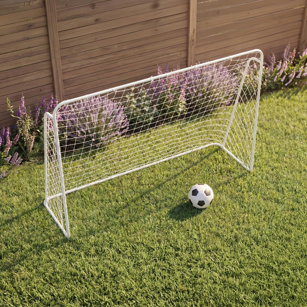 Charles Bentley Steel Frame Garden Football Goal 7 x 5ft Image 4