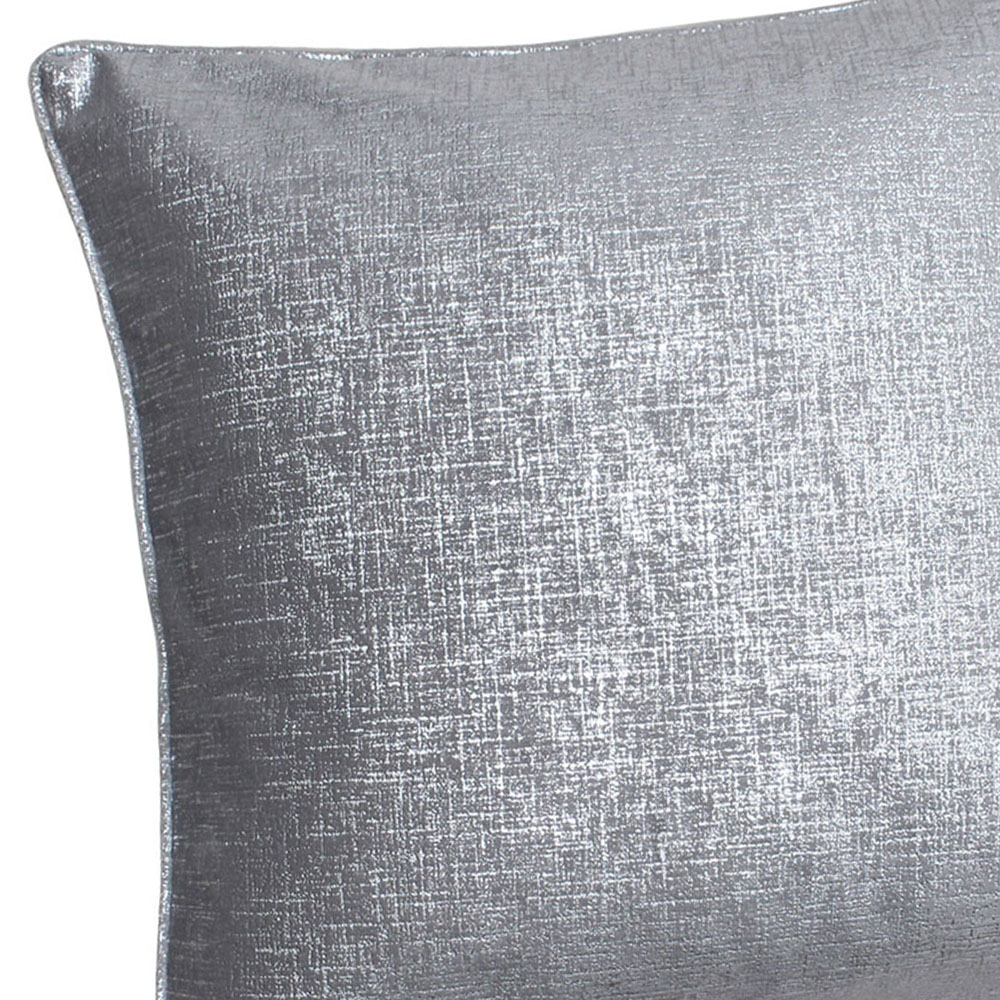 Paoletti Venus Silver Metallic Cushion Image 2