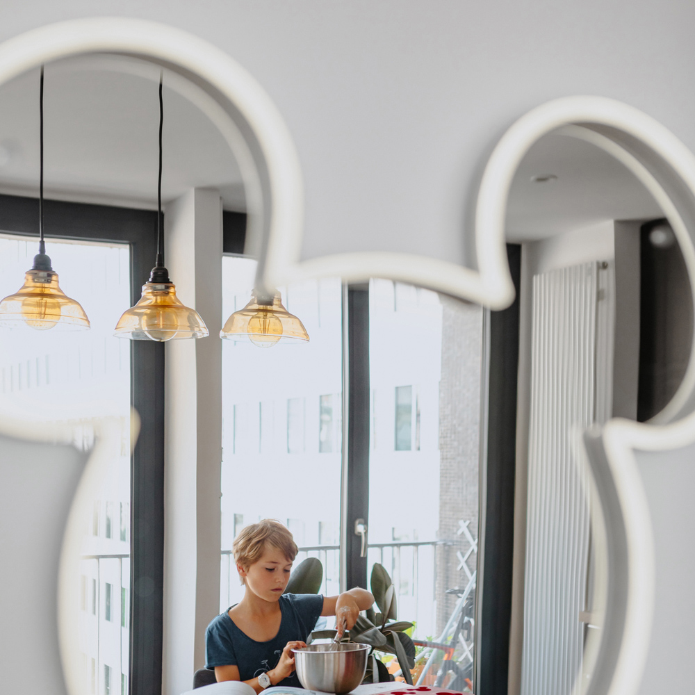 Yellowpop Disney Mickey Mirror Silver LED Neon Sign Image 6