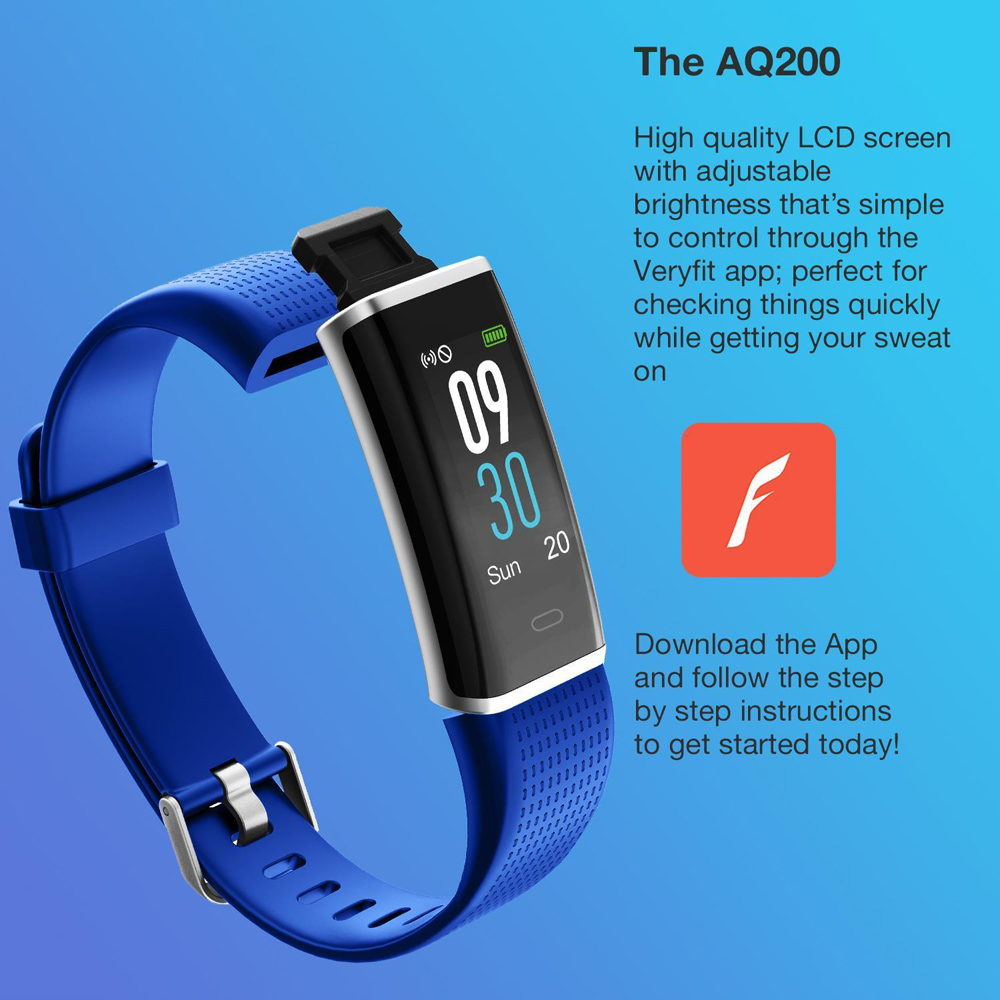 Aquarius AQ200 Blue Multi-Functional Heart Rate and Sleep Monitor Tracker 2 Pack Image 3