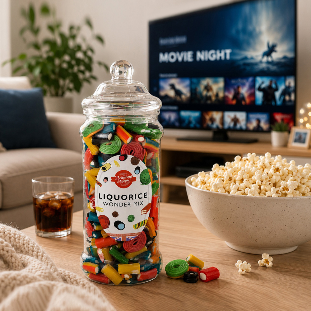 Beaumont & Ward Liquorice Wonder Mix Victoria Jar Image 2