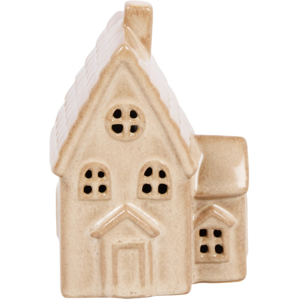 LED Stoneware House Decoration Beige Image 5