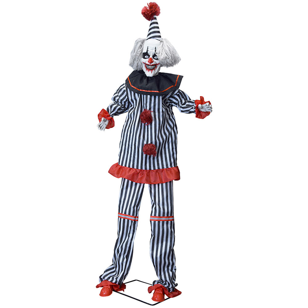 XL Standing Clown - Multicolour Image 1