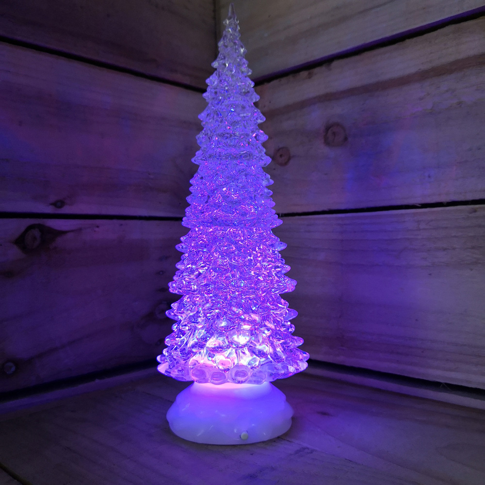 Samuel Alexander Colour Changing Tree LED Christmas Water Spinner 32cm Image 6