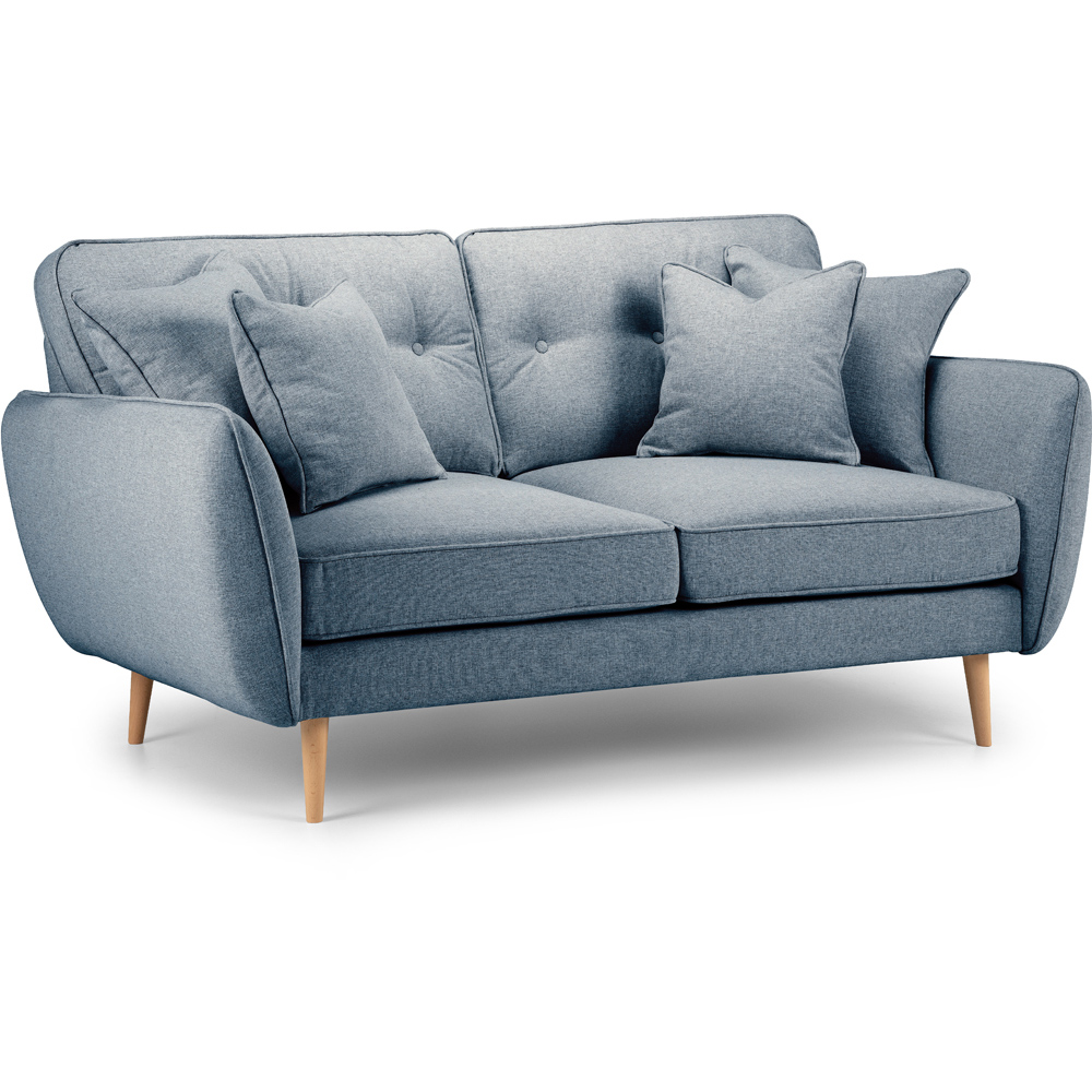 Opry Faro 2 Seater Button Back Denim Sofa Image 2