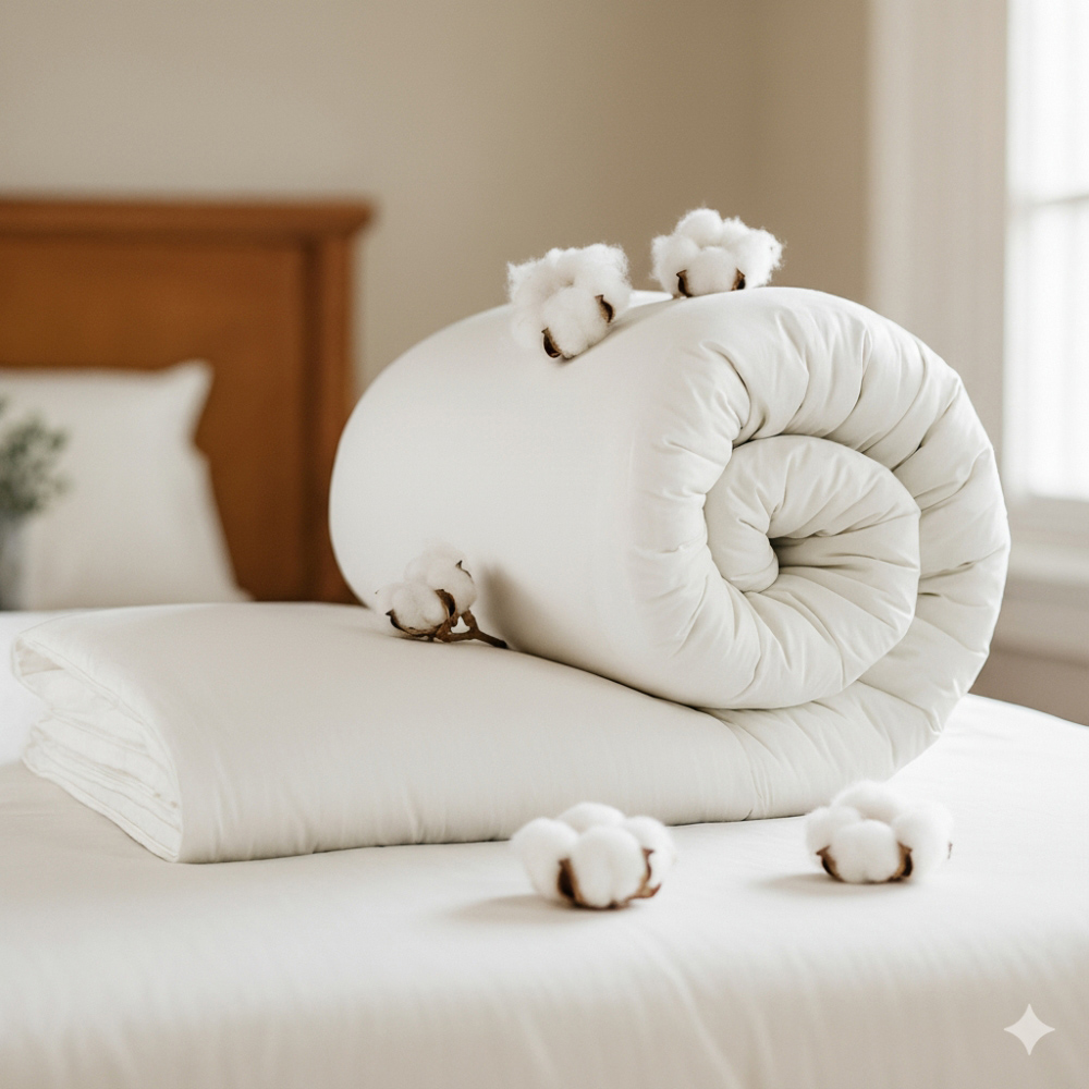 Opulent Home Double White All Season Cotton Duvet 10.5 Tog Image 2