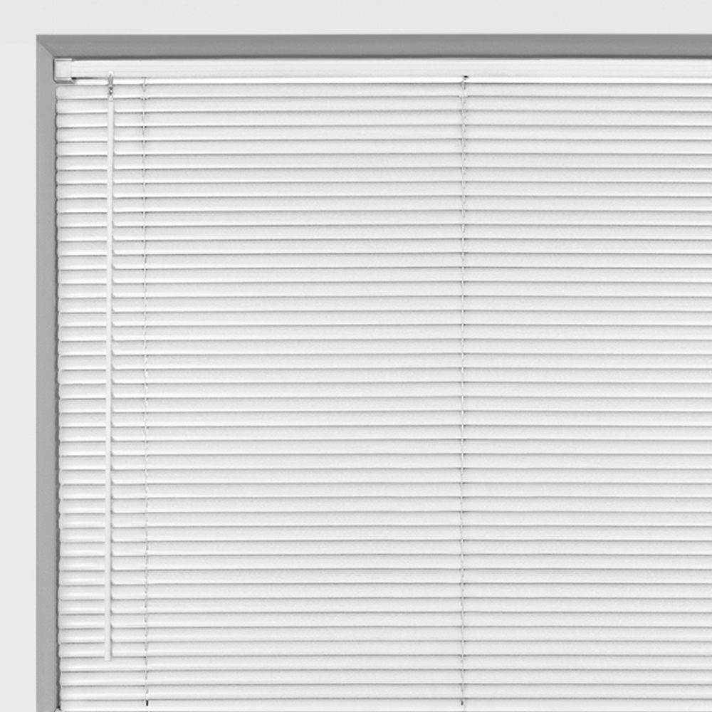 Caecus PVC Long Drop Venetian Blind White 105 x 210cm Image 2