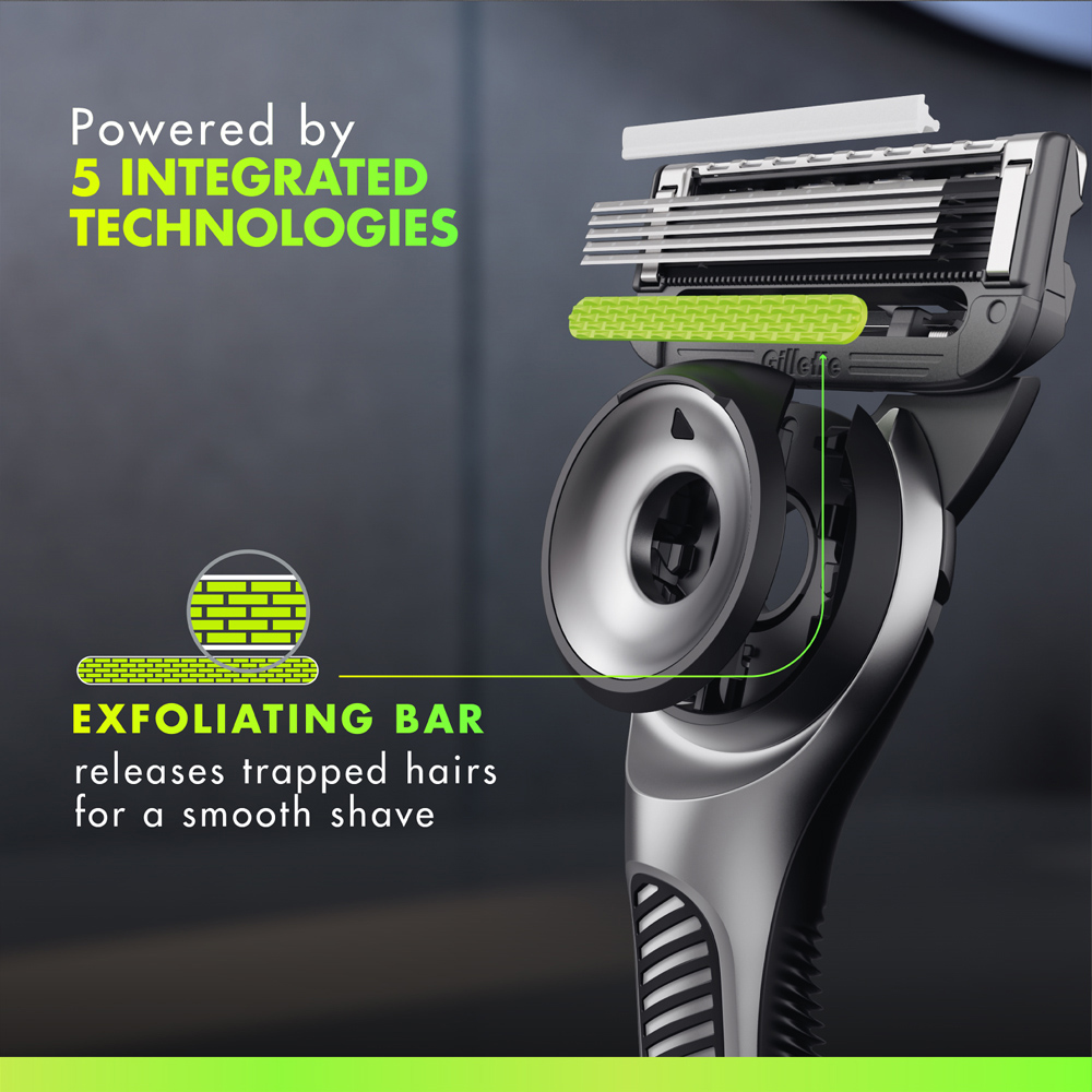 Gillette Labs 9 Piece Exfoliating Bar Razor Shaving Kit Image 5
