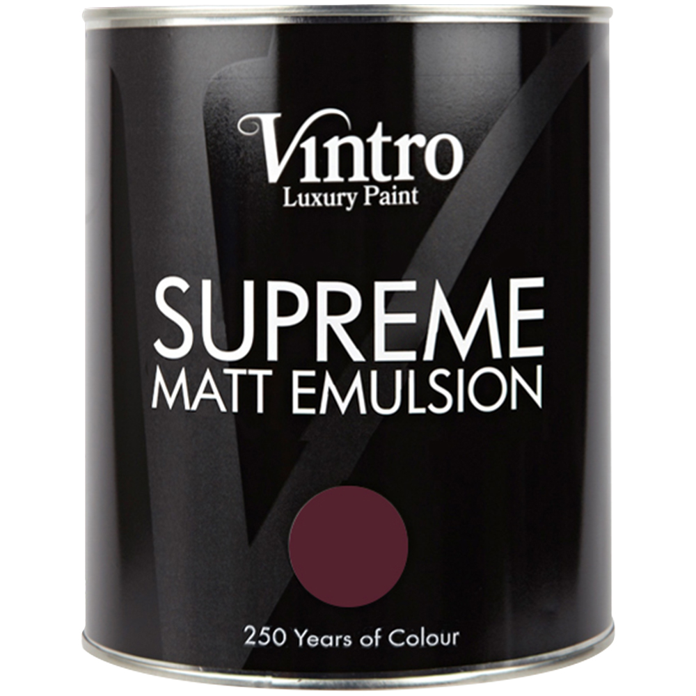 Vintro Paint Sweet Damson Matt Emulsion Interior Paint 1L Image 2