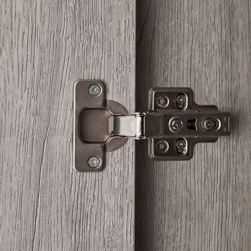 Julian Bowen Bali 2 Door Single Drawer Grey Oak Wardrobe Image 6