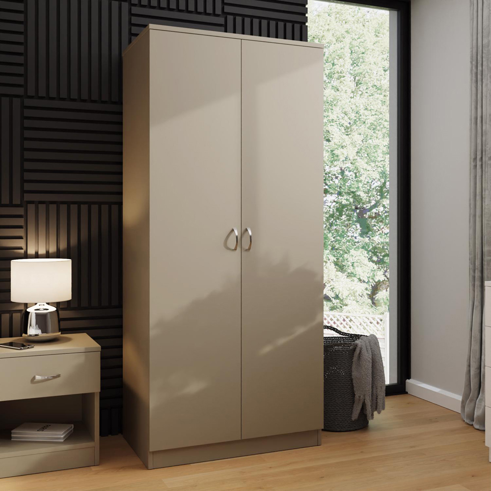 FWStyle Promo 2 Door Putty Wardrobe Image 6