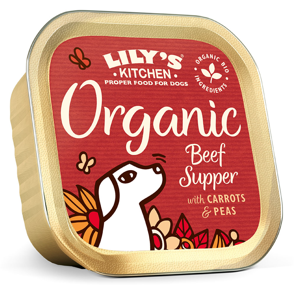 Lily's Kitchen Organic Beef Supper Wet Dog Food 150g Image 2