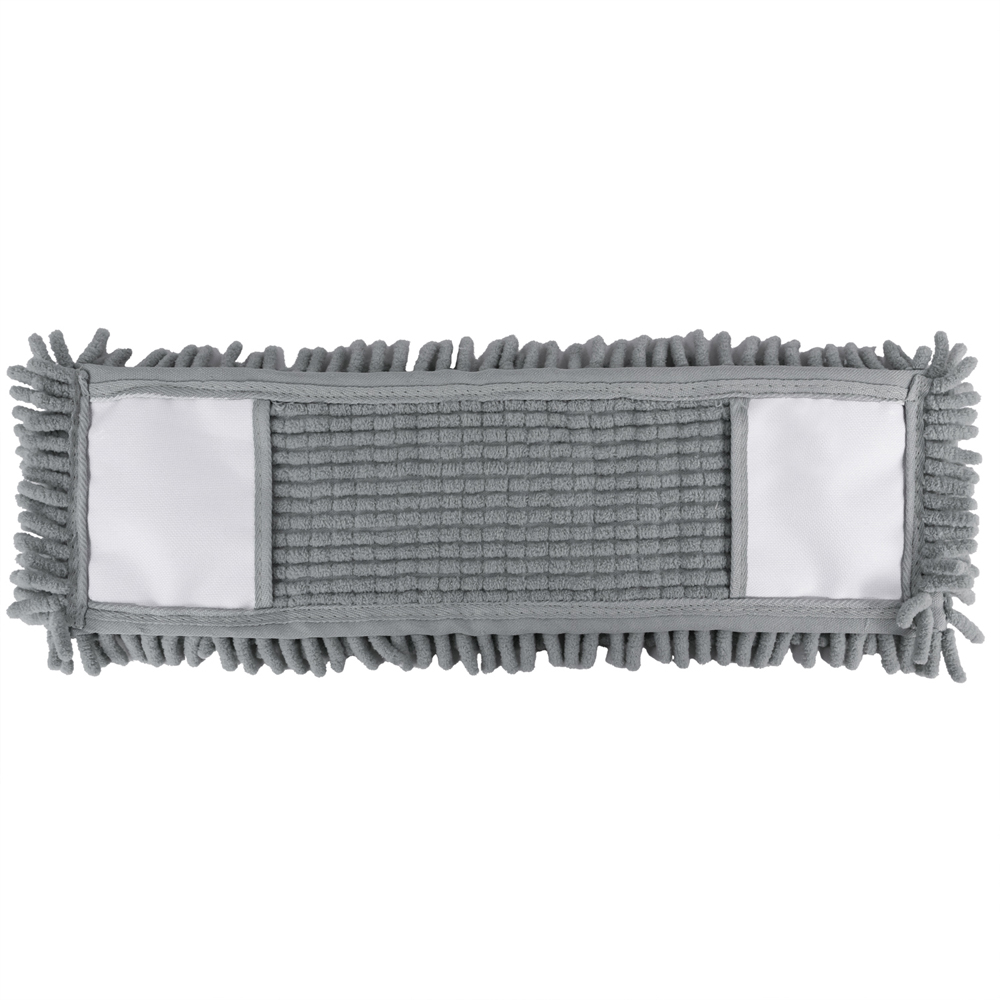 JVL Cleaning Grey Replacement Chenille Mop Pad 2 Pack Image 2