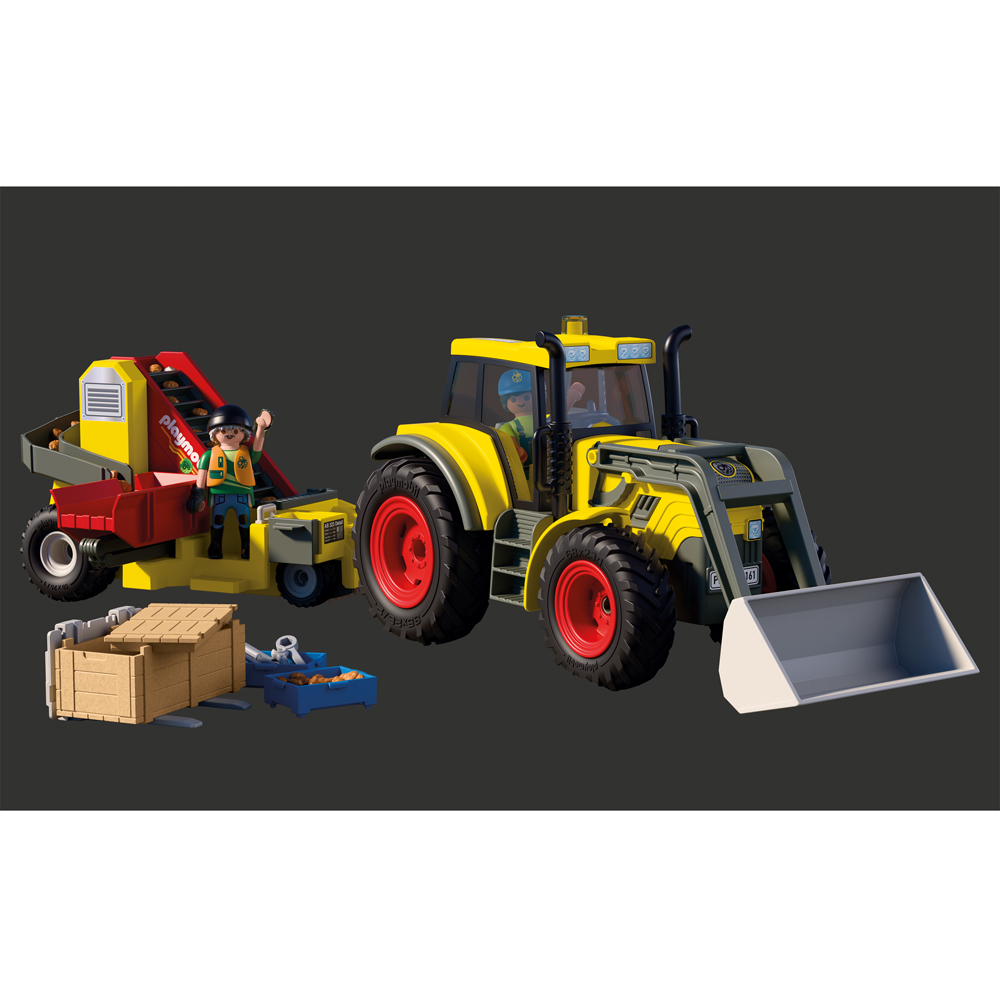 Playmobil Large Tractor with Potato Harvester Play Set 102 Piece Image 4