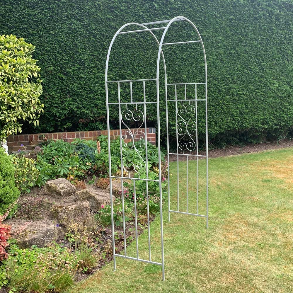 Acacia Home 7ft Grey Garden Arch Image 2