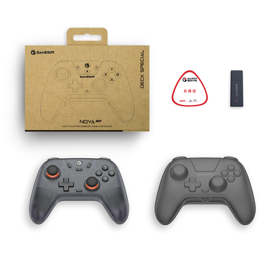 Maximus GameSir T4N Lite Black NovaLite Wired and Wireless Controller Image 4