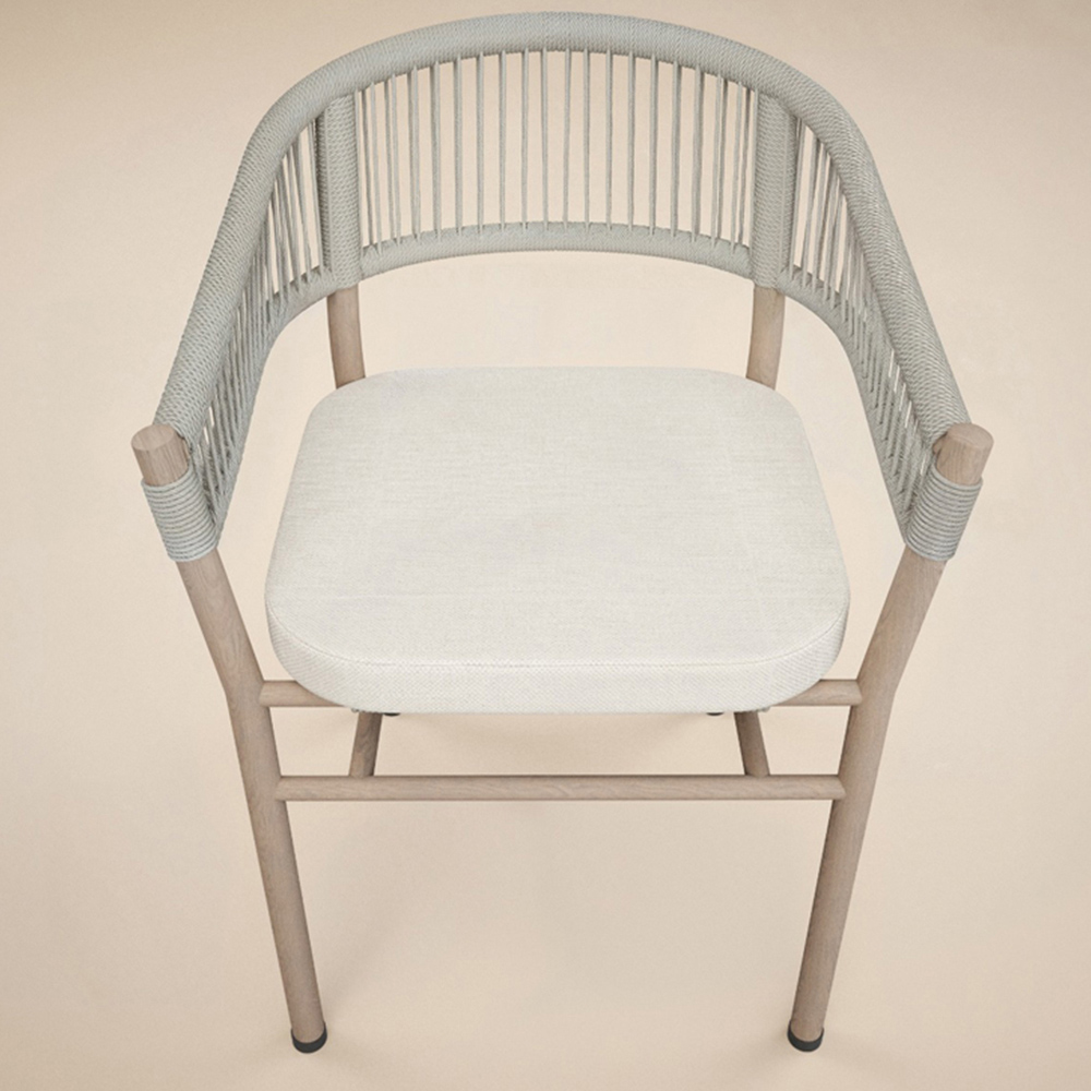 SOLACE+CO Hana Lita 4 Seater Round Garden Bistro Set Image 2