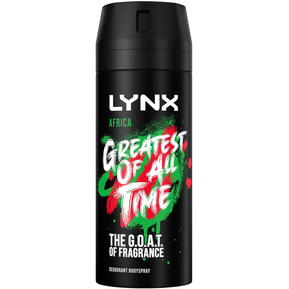 Lynx Africa Mandarin and Sandalwood 48H Protection Deodorant Body Spray 150ml 6 Pack Image 2