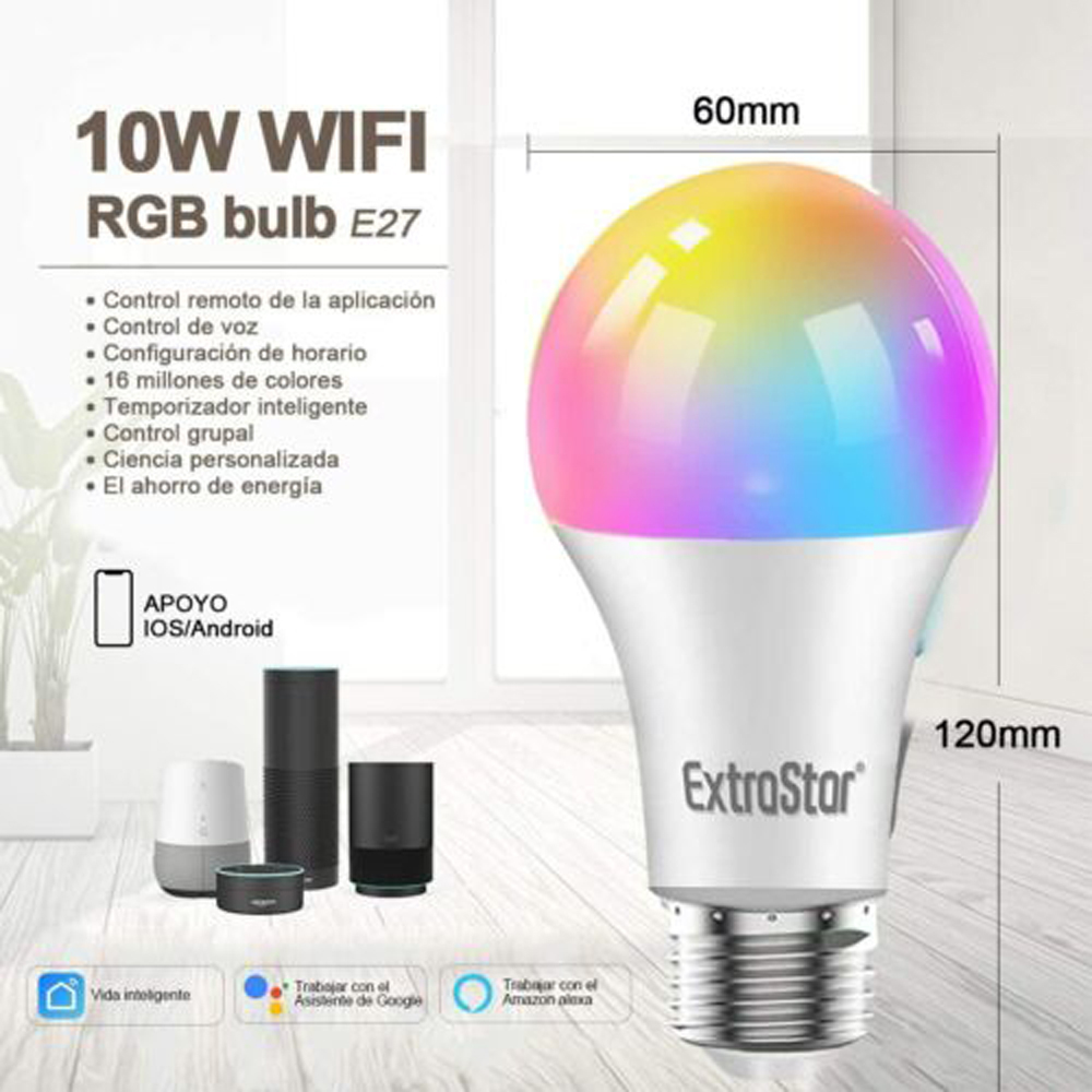 ExtraStar E27 LED Smart Wifi Bulb Image 4