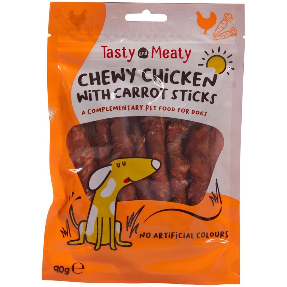 Tasty & Meaty Chicken With Carrot Stick 90g 18 Pack Image 1