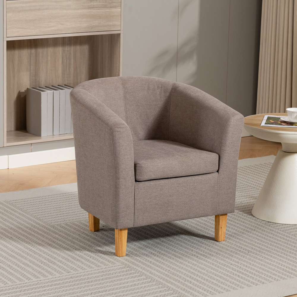 Artemis Home Millie Brown Fabric Accent Chair Image 7