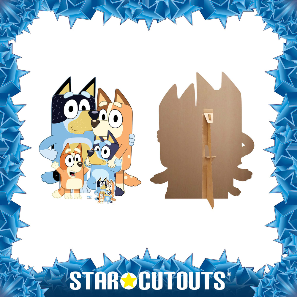 Star Cutouts Heeler Family Cardboard Cutout 3.10ft Image 4