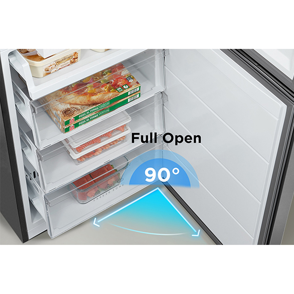 Midea MDRB379FGD02 Silver Total No Frost 273L Combi Fridge Freezer Image 5