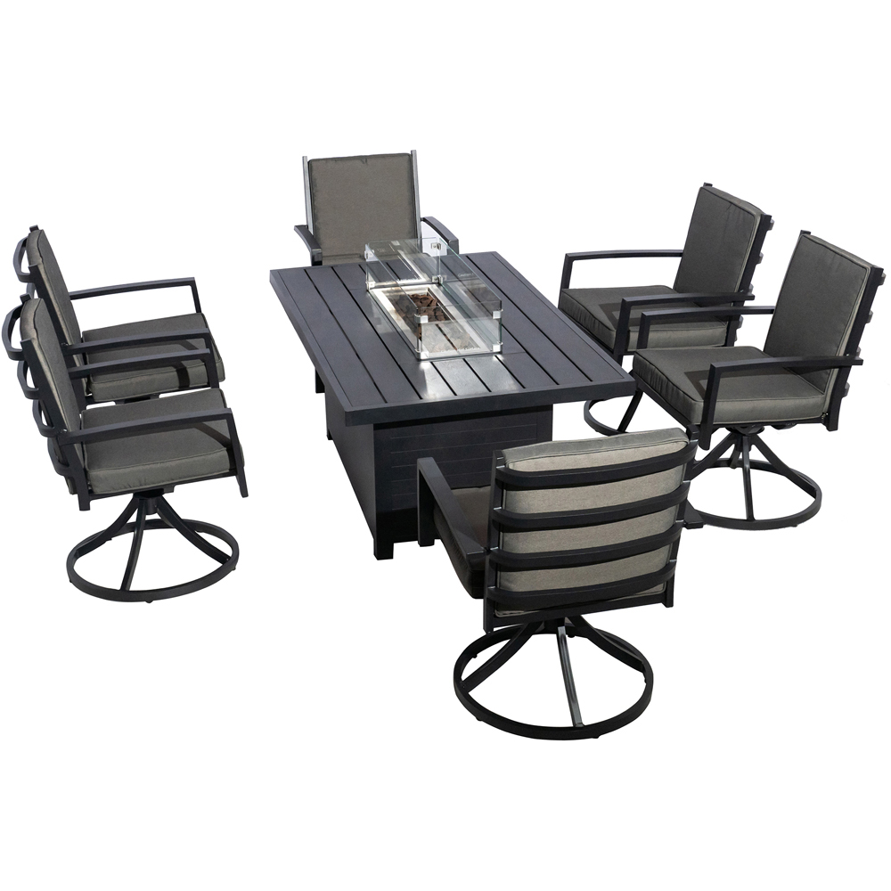 Furniture One 6 Seater Aluminium Garden Dining Set Image 3