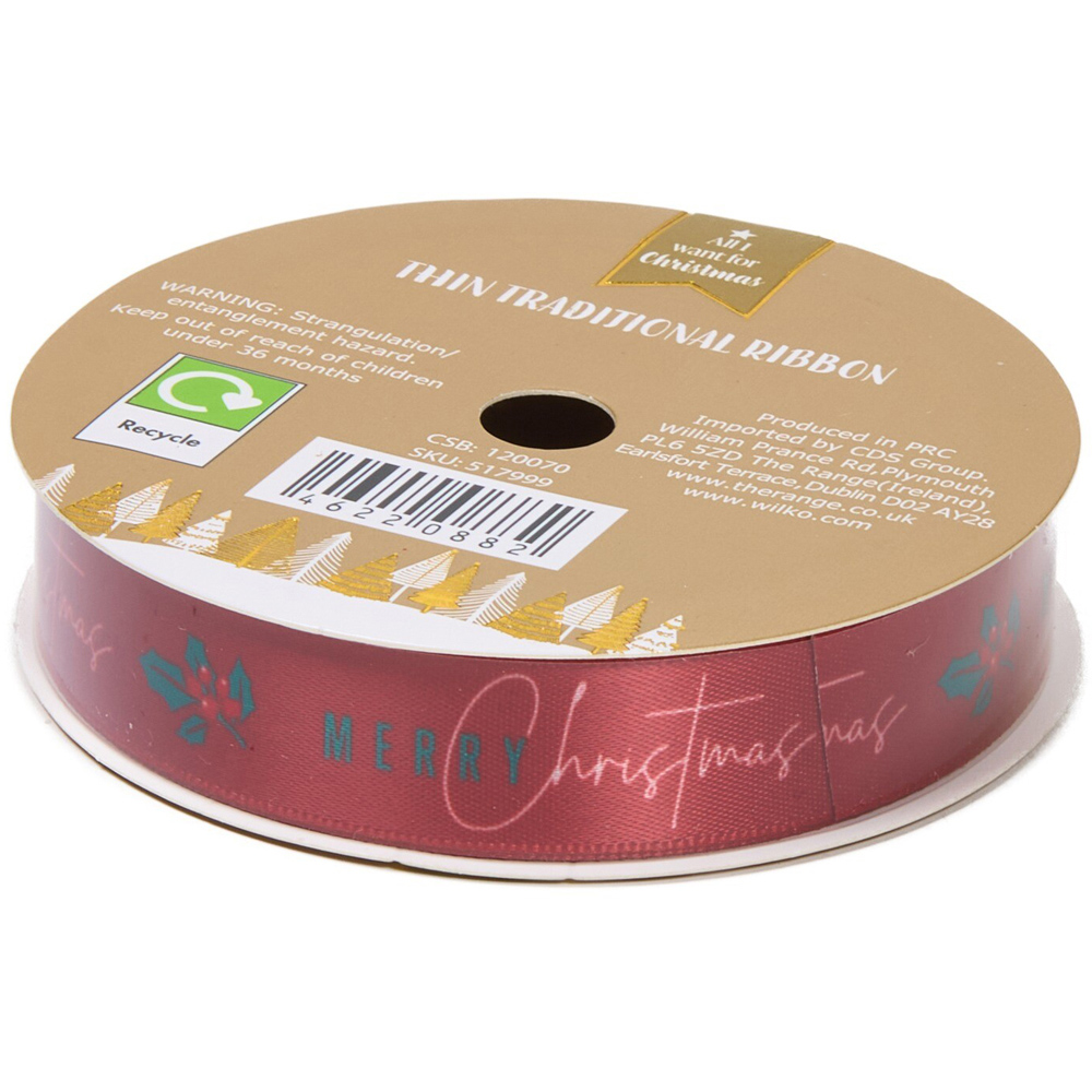 Thin Traditional Decorating Ribbon Image 2