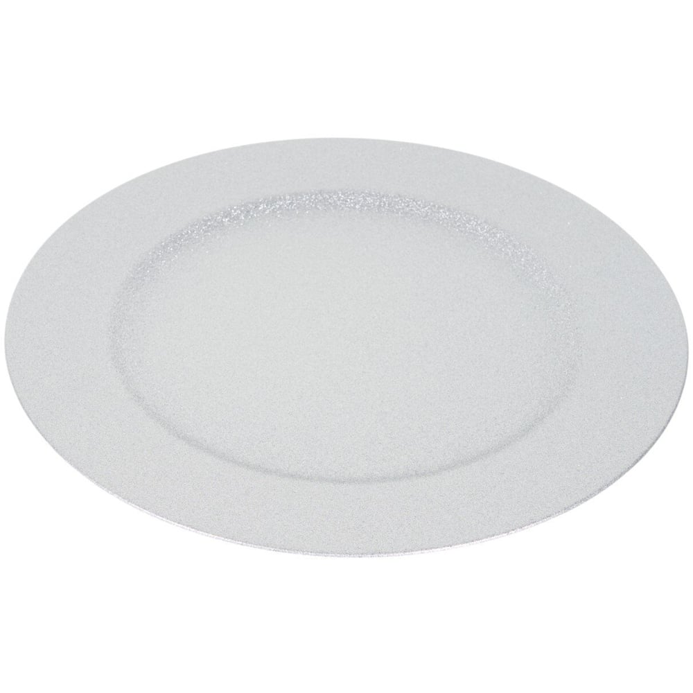Gold or Silver Glitter Charger Plate Image 7