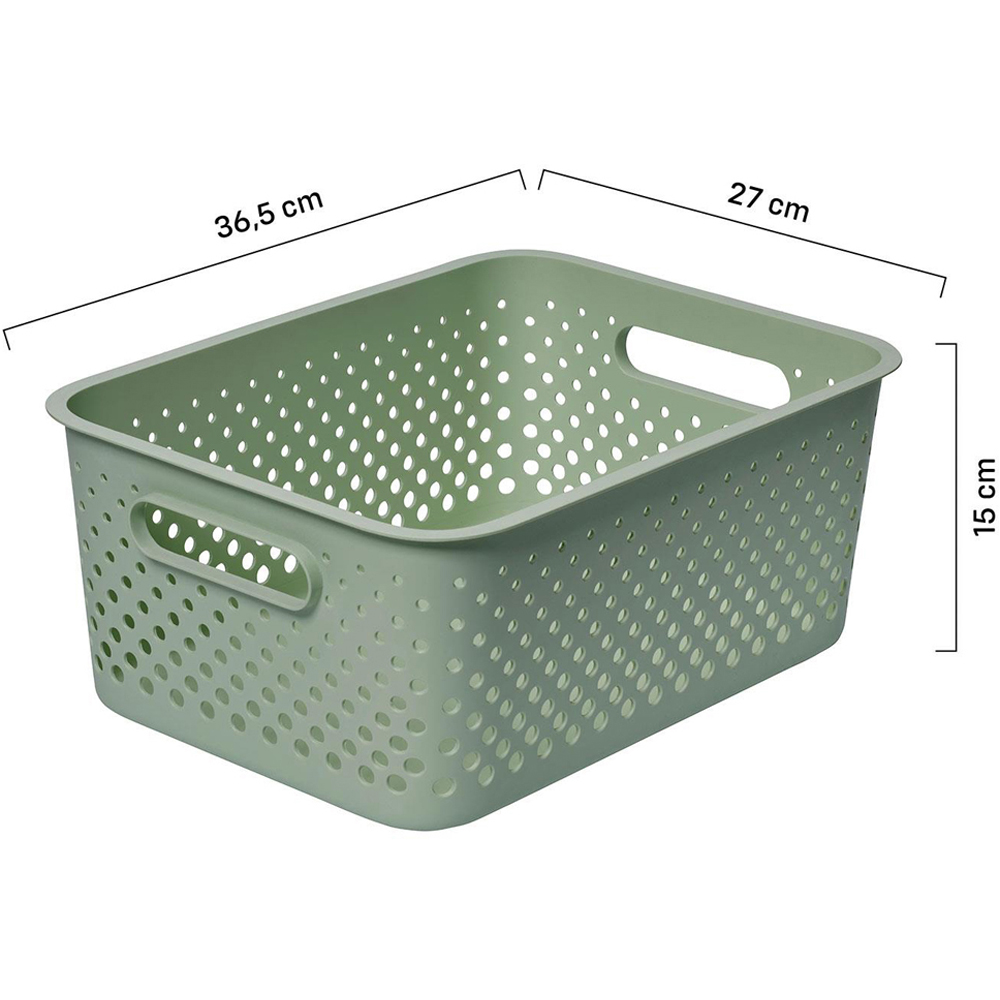 SmartStore Essence Beach Grass Large Storage Basket 11.4L 3 Pack Image 9