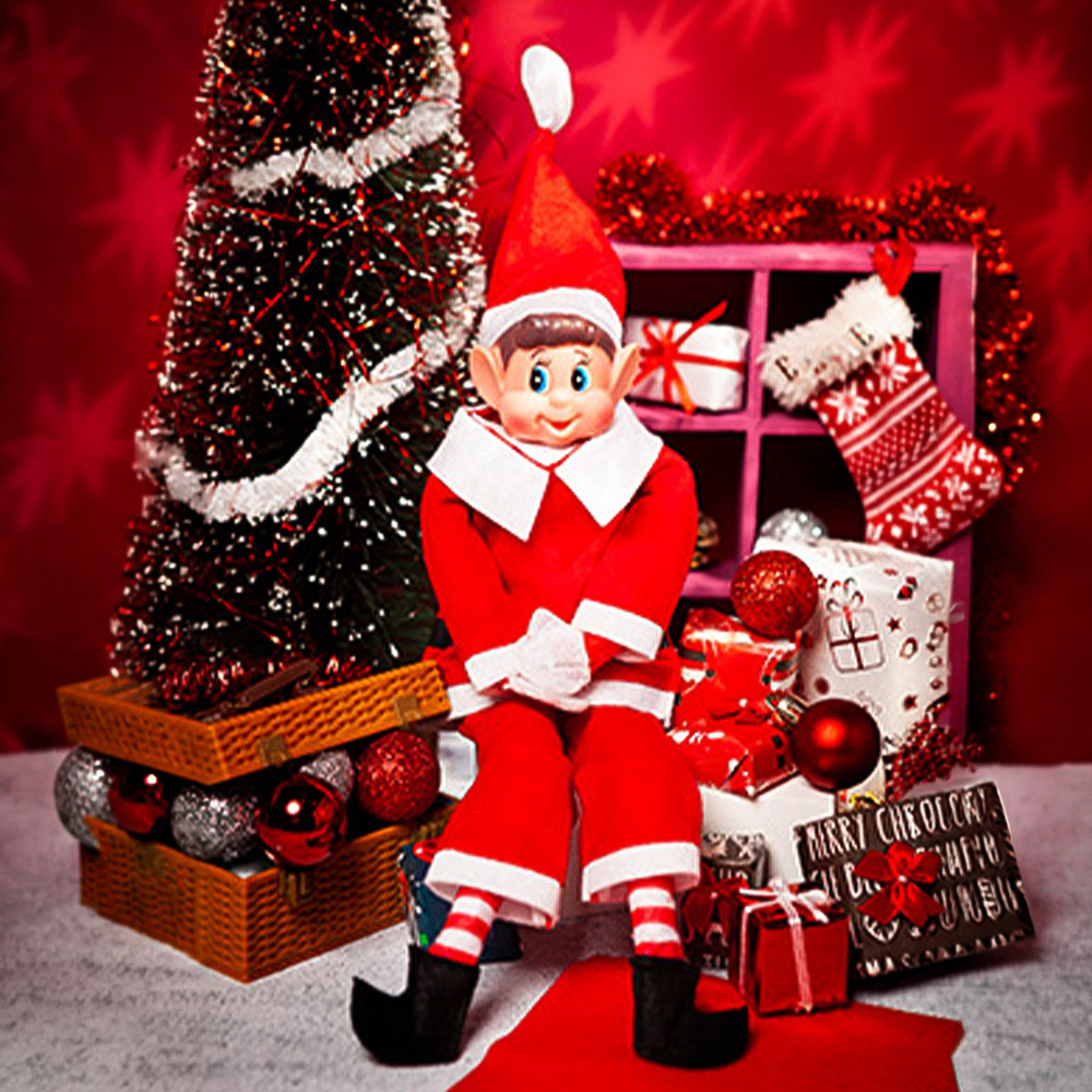 Elf Plush Santa Outfit Image 3