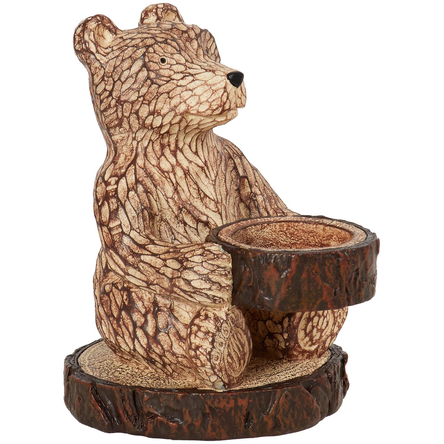 Bear Tealight Holder - Brown Image 2