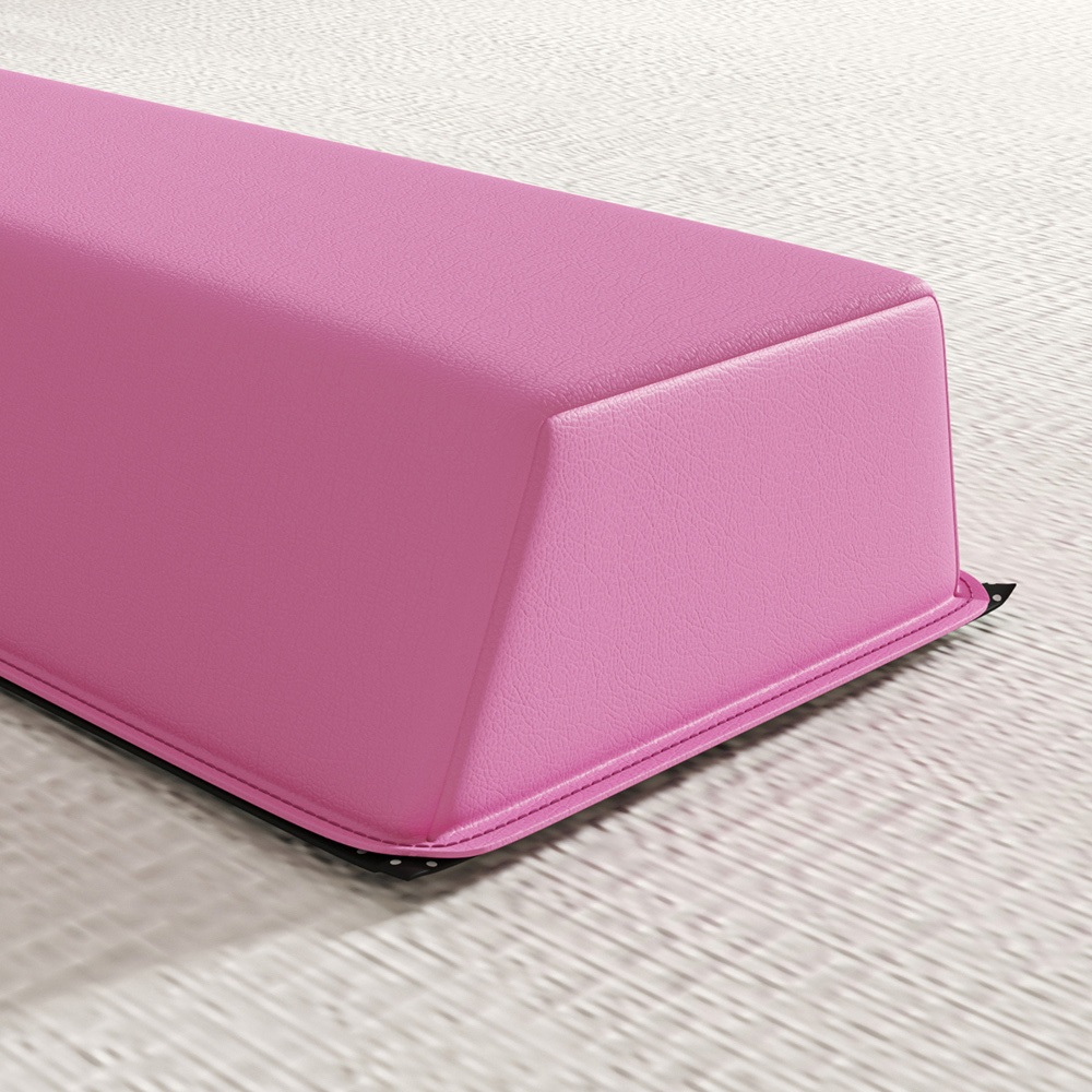 SPORTNOW Pink Foldable Gymnastics Balance Beam with Anti-Slip Base 235cm Image 3
