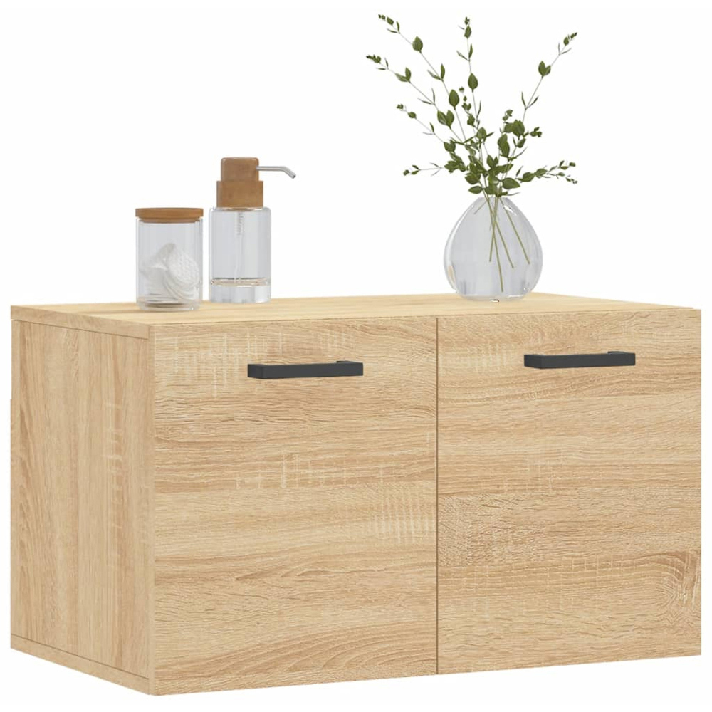 vidaXL 2 Door Sonoma Oak Wall Cabinet Image 3