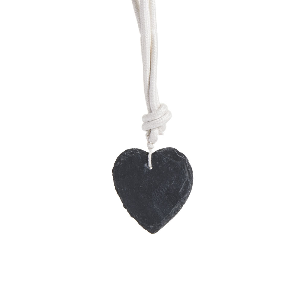 Wilko Tieback Slate Heart Wilko