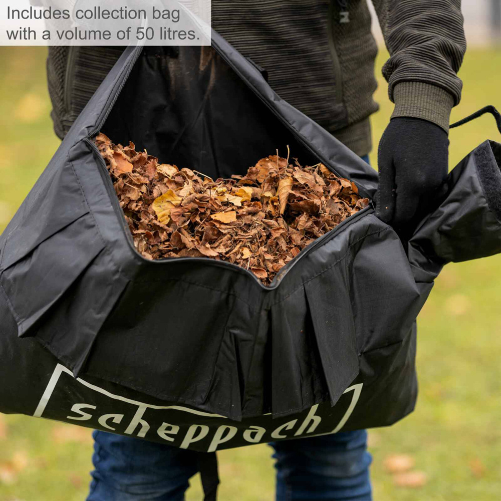 Scheppach LBH2600P 2-in-1 Petrol Leaf Blower and Vacuum with 50L Collection Bag 25.4cc Image 7