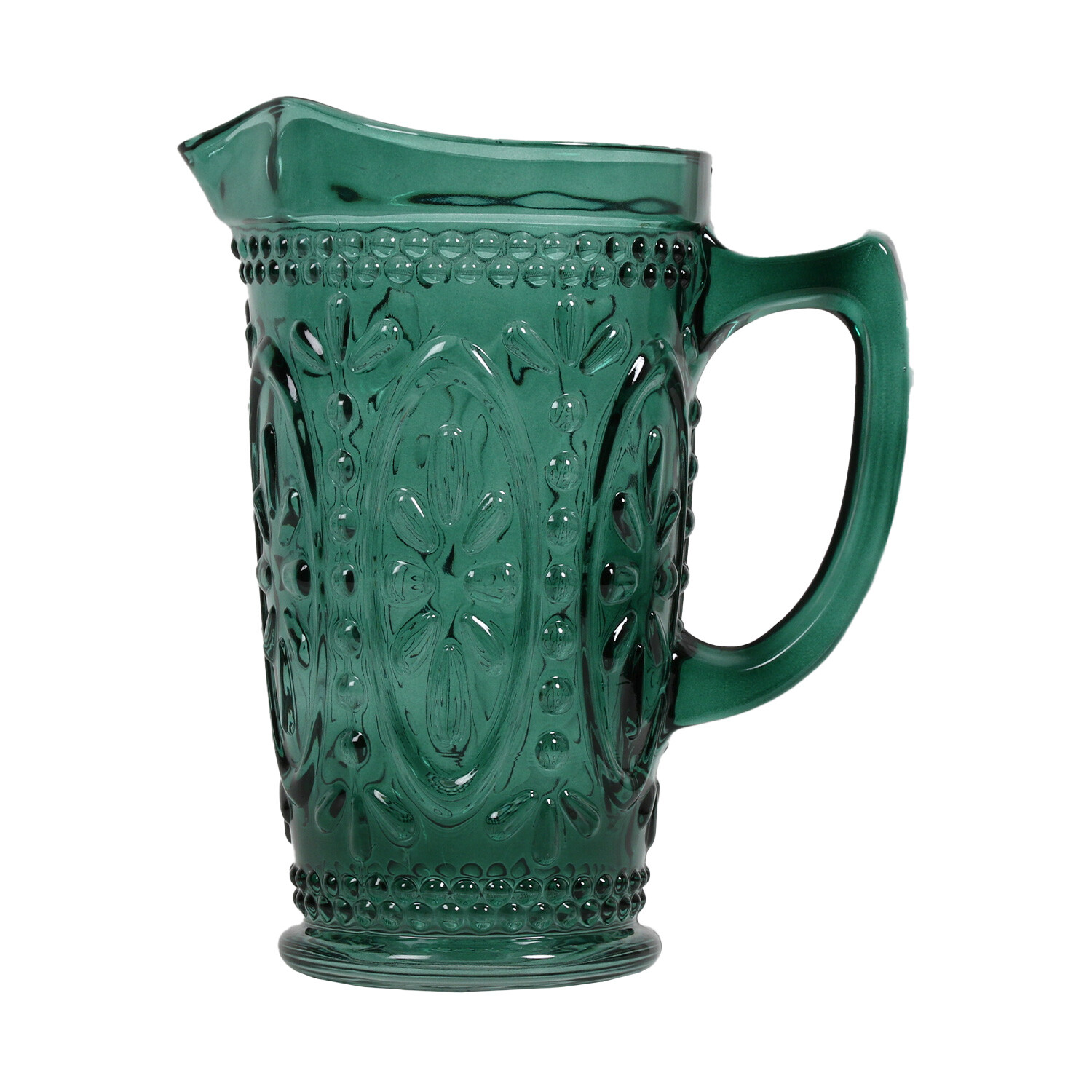 Ophelia Green Glass Jug Image