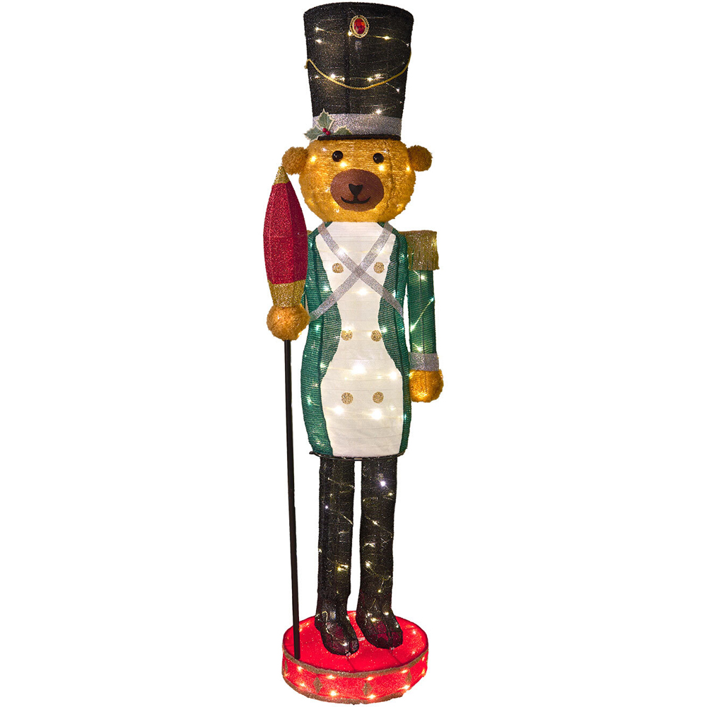 LED Christmas Nutcracker Bear Decoration Image 2