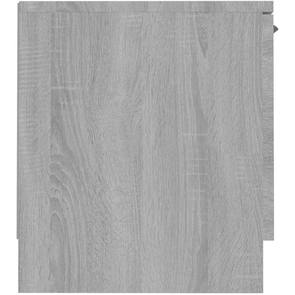 vidaXL 2 Door Single Drawer Single Shelf Grey Sonoma TV Cabinet Image 5
